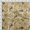 thumbnail image 4 of oneOone Cotton Jersey Olive Green Fabric Floral Sewing Craft Projects Fabric Prints By Yard 58 Inch Wide, 4 of 4