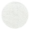 thumbnail image 4 of Unique Loom Everyday Shag Collection Area Rug - Solid (3' 3" Round Snow White), 4 of 5