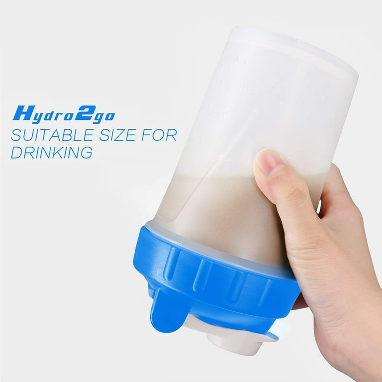 16oz Protein Shaker Bottle With Mixing Ball And Powder Storage