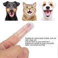 thumbnail image 3 of Pet Toothbrush Cat Pet Finger Toothbrush Silicone Soft Teddy Dog Brush Cleaning Teeth ToolB24409, 3 of 4
