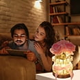 thumbnail image 5 of Rose Lamp,Artificial Roses,Romantic Crystal Table Lamp,LED Rose Night Light, 3 Colors Dimmable Artificial Flowers Lamp for Bedroom Decor, Valentine for mom,Women, 5 of 7