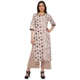 thumbnail image 1 of Moomaya Ensemble Décontracté en Viscose Santon pour Femmes, Robe 2 Pcs, Tenue Ethnique, 1 of 1