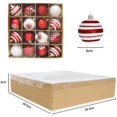 thumbnail image 4 of Christmas Tree Decorations,16 PCS Christmas Ball Ornaments Set, Christmas Ornaments Balls Shatterproof Hanging Ornaments Kit, 4 of 4