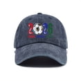 thumbnail image 3 of Lispipm Washed Cotton Plain Baseball Cap for Women Men Summer Outdoor Team 2026 Player Hats Ladies Casual Trucker Caps Blue, 3 of 6