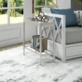 thumbnail image 5 of Evelyn&Zoe Alexis 24" Wide Rectangular Side Table, Satin Nickel, 5 of 8