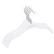 thumbnail image 2 of Non-Slip Clothes Hangers 5Pcs White Heavy Duty Plastic and Stainless Steel for Home Use, 2 of 4