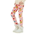 thumbnail image 2 of Esaierr 3Pcs Kids Girls Winter Leggings Print Fleece Thick Lined Warm Leggings 3-12Y Toddler Baby Fleece Lined Leggings, 2 of 5
