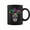 Black, variant on Sugar Skull Carnival Mask Jester Hat Mardi Gras Festival V3 Coffee Mugs