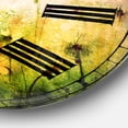thumbnail image 3 of Designart 'Cosmos Flowers and White Wildflowers' Traditional wall clock, 3 of 6