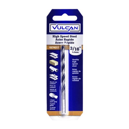 

3PC Vulcan 231081OR High Speed Steel Drill Bit 3/16 Inch