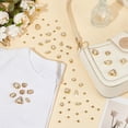 thumbnail image 4 of 130 Pcs Champagne Color Sew on Rhinestone Mixed Shapes Glass Sewing Stones Flatback Gems with Claw for DIY Crafts Jewelry Making Dresses Clothing Shoes Bag Sewing Decorations, 4 of 8