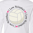 thumbnail image 4 of Inktastic Volleyball Gifts for Girls Long Sleeve Youth T-Shirt, 4 of 5