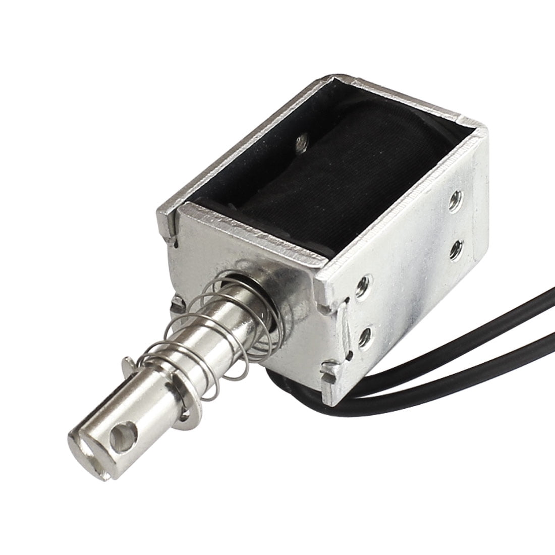 Unique Bargains 220V 10mm 150g Pull Type Spring Plunger Solenoid