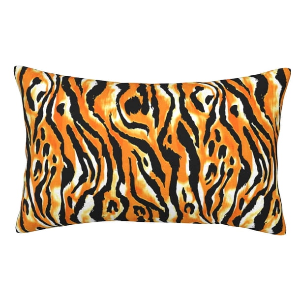 Fotbe Zebra Funda de Almohada Decorativa Estilo Occidental, Lujo en Algodón, Fundas para Almohadas King, Cojín Estampado para Decoración del Hogar-20"x30"