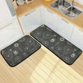 thumbnail image 7 of Dreamtimes Kitchen Mat Vintage Sun Moon Cosmos 2 Pcs, Anti Fatigue Kitchen Rugs Cushioned Water Absorbant Non Slip Comfort Floor Mats for Kitchen Bedroom Liveing Room Bathroom, 7 of 7