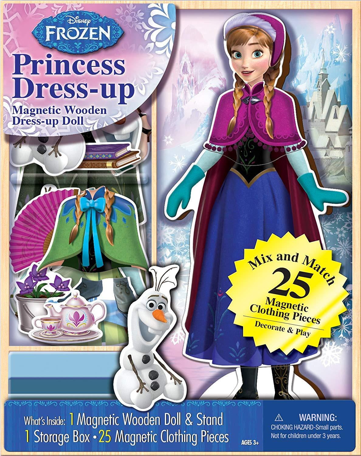Disney Frozen Anna & Elsa Magnetic Activity Fun Dress Up Fashion Set Toy New 