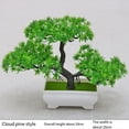 thumbnail image 3 of 2Pcs Artificial Plant Bonsai Plastic Small Tree Pot Fake Plant Flower Potted Ornaments for Home Room Table,Yellow, 3 of 3