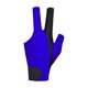thumbnail image 1 of Guantes de billar de 3 dedos Guantes de billar profesionales para mujeres Entrenamiento deportivo Azul, 1 of 8