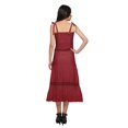 thumbnail image 3 of Moomaya Robe Longue Maxi Unie pour Femmes à Bretelles Réglables Vêtements d'Été, 3 of 6