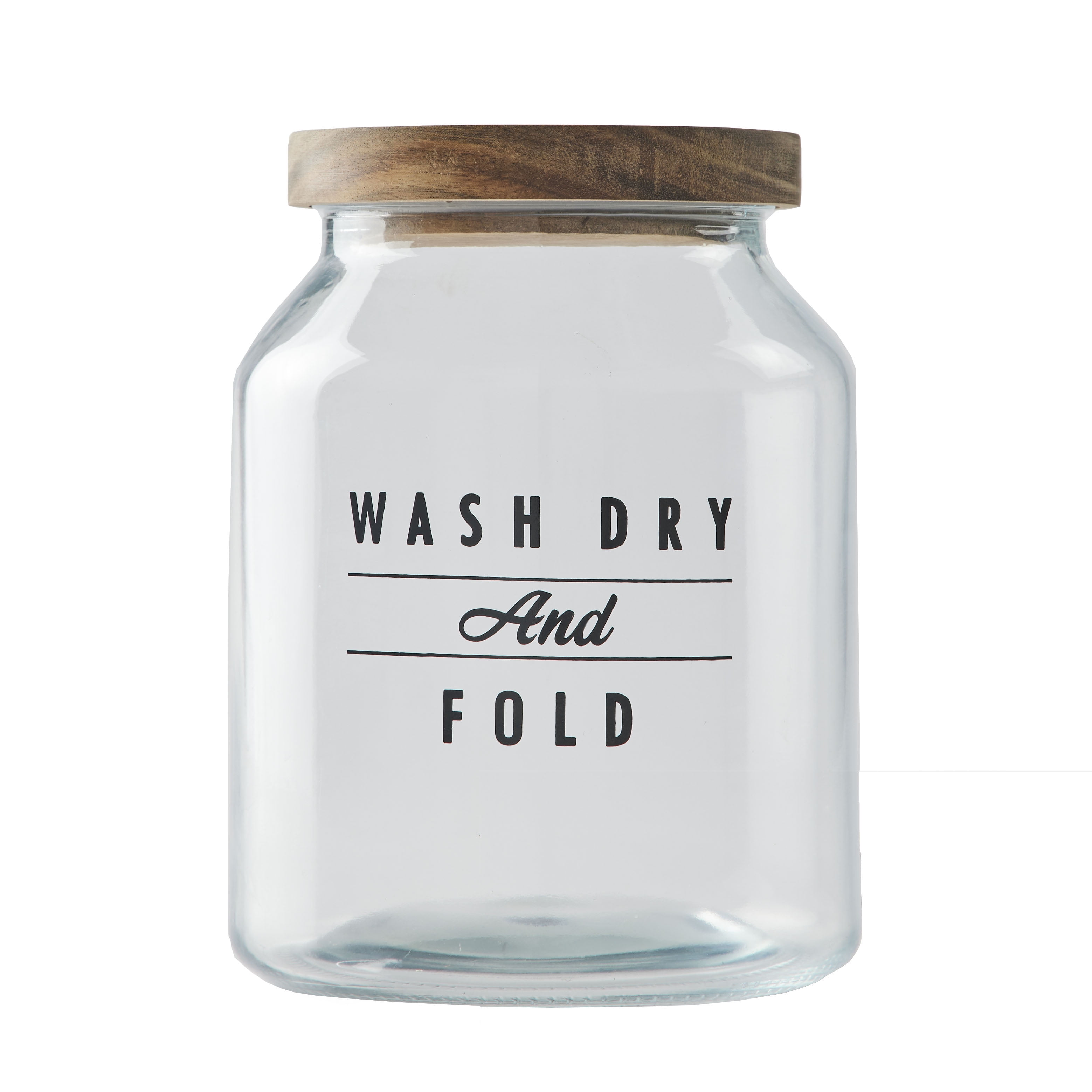 Better Homes & Gardens Medium Glass Laundry Detergent Container with Scoop