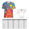 thumbnail image 2 of Colorful Dots T Shirts Basic T-Shirt Short Sleeve Ladies Tee Shirt Summer Graphic Clothing, 2 of 5