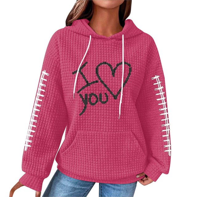 WEAIXIMIUNG Striped Sweatshirt Women 3X New Fall/Winter Adjustable Hoodie with Pockets and Print/Graphic Pattern