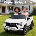 thumbnail image 6 of Track Seven 24V Ride on Car, Licensed Lexus GX550 2-Seater Electric Car with Remote Control, Bluetooth, LED Lights, Four-Wheel Suspension, 24V Electric Ride on Toy Car for Kids Aged 3+, Brown, 6 of 9