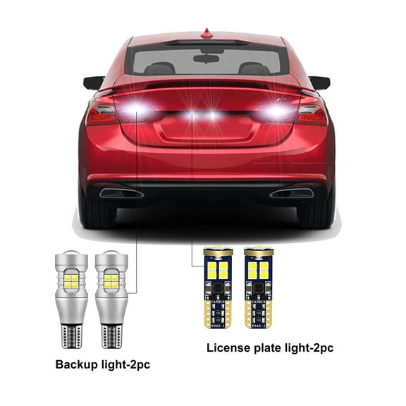 Car LED Bulbs For Chevrolet Malibu 2004-2025 LED Car Reverse Backup Light License Plate Light CANBUS
