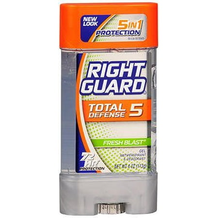 Power Gel Blasts - Right Guard Total Defense Anti-Perspirant Deodorant Power Gel Fresh Blast 4 oz