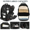 thumbnail image 2 of Matein Laptop Backpack for Men, 45L Water Resistant Travel Backpacks with USB Port Fits for 17 inch Notebook, Black, 2 of 9