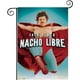 thumbnail image 1 of Nacho Libre-bandera de jardín temática. Regalo perfecto para fans, amigos y familiares, ideal para actividades al aire libre y decoración de fiestas.28CM*45CM, 1 of 5