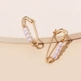 thumbnail image 4 of TopLLC Earrings 18K Brass Real Gold Plated In arrings DIY Earrings eEar Pins Clavicle chain, 4 of 5