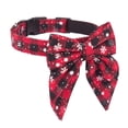 thumbnail image 1 of Christmas Dog Collier avec Nœud, Colliers de Noël pour Chien en Coton Réglable à Carreaux Rouges avec Nœud Papillon pour Grands Chiens et Animaux, 1 of 6