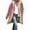 01 Red, variant on zfwon Winter Coats for Women Longline Fleece Lined Jacket Solid Color Casual Loose Fit Zip Up Warm Quilts Jacket Thicken Padded Jackets Puffer Coat Overcoat Outerwear with Pockets