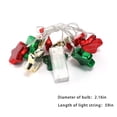 thumbnail image 3 of LED Christmas String Lights | Battery Powered Fairy Lights for Holiday Decorating | 10 LED Bulbs on 59 Inch Wire | Indoor and Outdoor Use for Tree, Room, Mantle, and Party Decor, 3 of 7