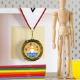 thumbnail image 3 of Social Media Guru Novelty Stars Design Medal | Funny Coworker or Family Award | High Relief Quality Metal Medal, 3 of 6