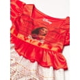 thumbnail image 3 of Disney Girls' Toddler Fantasy Nightgown, Moana Ocean Princess 3, 4T, 3 of 3