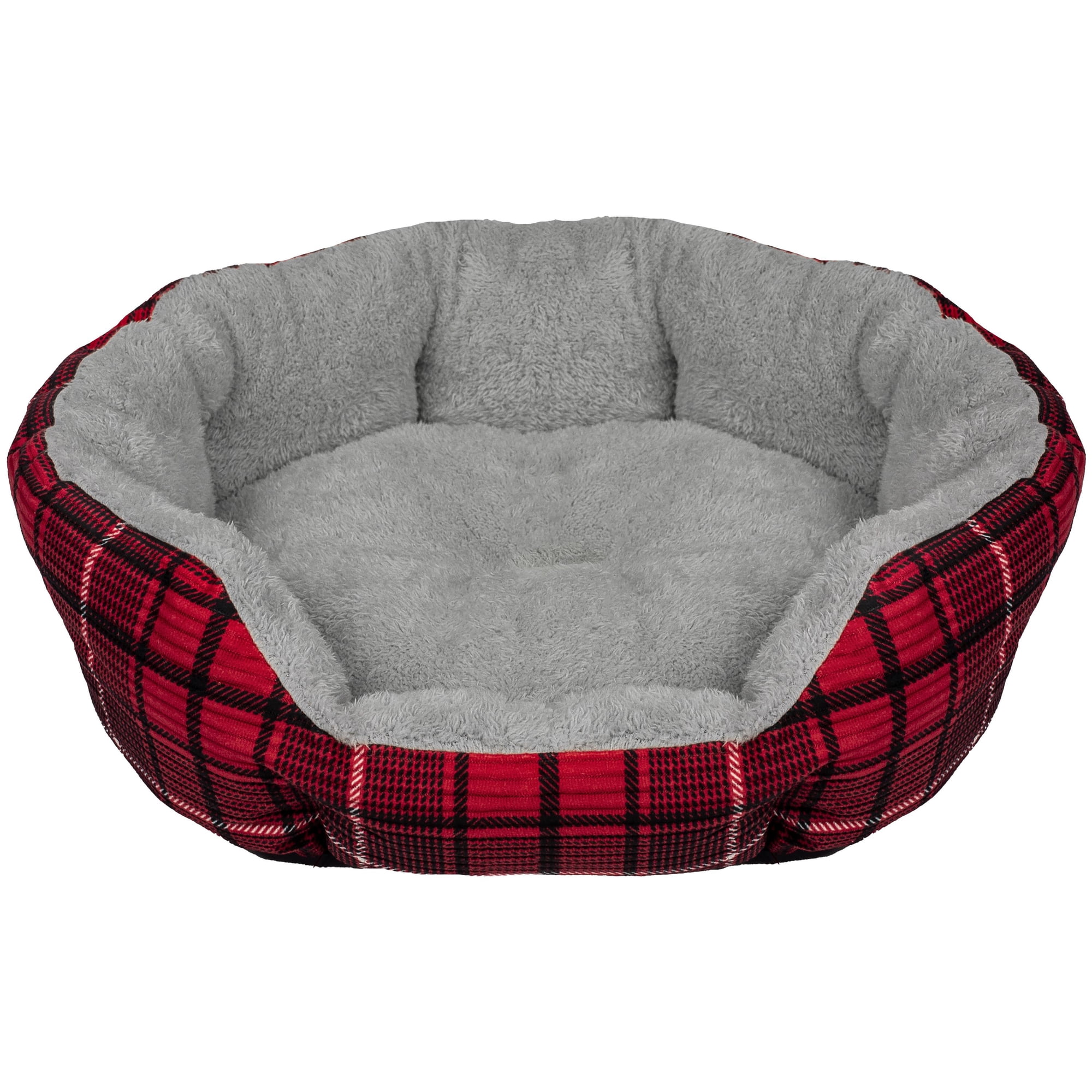 Vibrant Life 19" Small Cuddler, Red Plaid