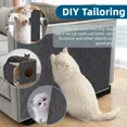 thumbnail image 6 of Cat Scratcher Cats Scratcher Pad Board Protection Trimmable Self-adhesive Carpet Corner Wall DIY Cat Scratch Mat  Sofa Protector, 6 of 10