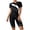 White, variant on WREESH Womens One Piece Swimsuit Rash Guard Color Block Swim Suits Swimsuit Short Sleeve Diving Suit Siamese Summer Beach Surfing Zipper Swimwear Bathing Suits Blue