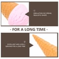 thumbnail image 2 of KAKOWELY Modelo de helado de simulación de PVC, helado falso, cono de helado artificial, accesorio de exhibición para tienda, 2 of 4