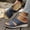 Blue, variant on Wedge Sandals Women Summer: Comfortable Open Toe Dressy Platform Sandal Shoes White 6(37)