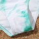 thumbnail image 4 of Augper Toddler Kids Baby Girls Fashion Cute Gradient Print Swimming Trunks Skirt Seaside Swimsuit Set, 4 of 7