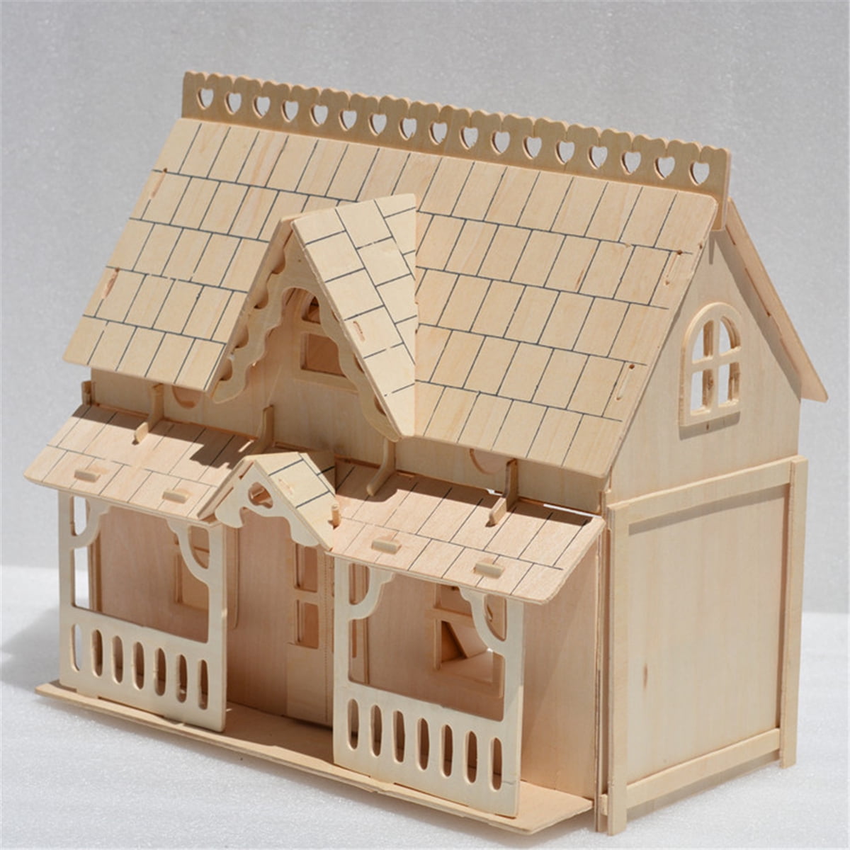 DIY Wooden Kids Dolls House Room Miniature Kit Play Toy Educational Toy
