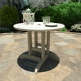 thumbnail image 6 of Highwood's 36" Round 3-pc Weatherly Dining Set - Dining Height, Outdoor, Eco-friendly, Synthetic Wood, 6 of 7