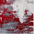 thumbnail image 3 of Luxe Weavers  Distressed Abstract Area Rug 6' x 9' - Red, 3 of 5