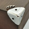 thumbnail image 2 of Box Corner Protector Retro Luggage Iron Corner Protect Wooden Box Decorative Corner Protector Furniture Hardware Fasteners, 2 of 9