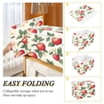 thumbnail image 2 of Yayeee Collapsible Cube Storage Bin with Lid Fabric Closet Decorative Basket with Handles, Apples Flower Pattern, 2 of 7