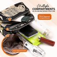 thumbnail image 3 of Liangnv Bolso cruzado de nailon para mujer, bolso de mano para mujer, bolsos de hombro, bolso para teléfono móvil, cartera cosmética, 3 of 5