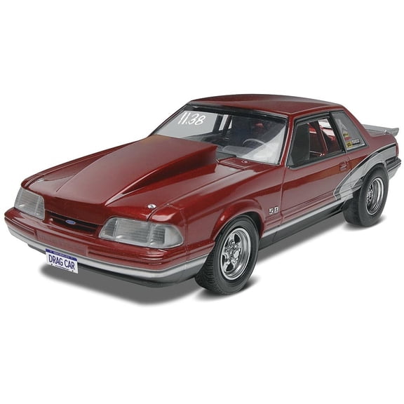 Level 5 Model Kit 1990 Ford Mustang LX 5.0 Drag Racer 1/25 Scale Model by Revell